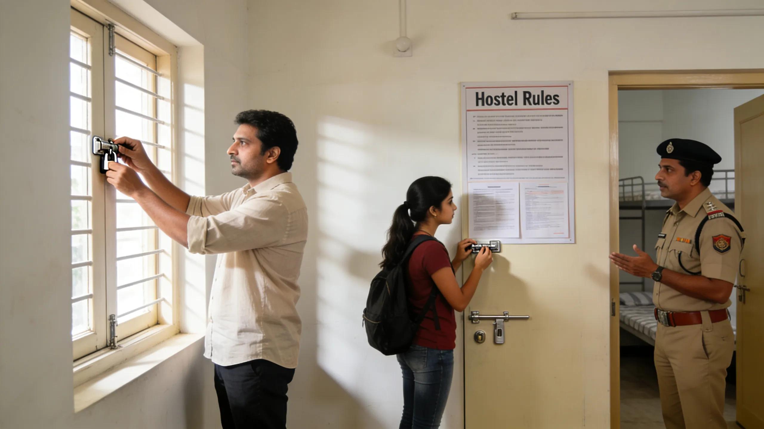 Safe and secure hostel